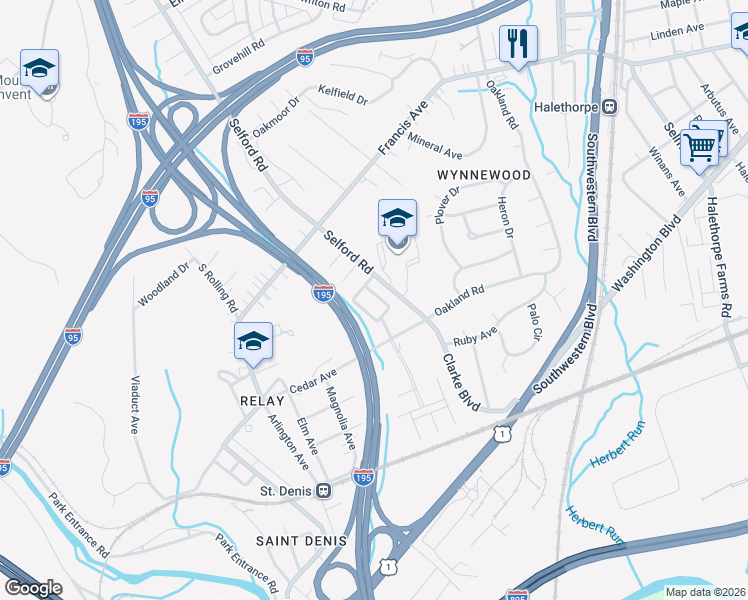 map of restaurants, bars, coffee shops, grocery stores, and more near 5816 Richardson Mews Square in Arbutus