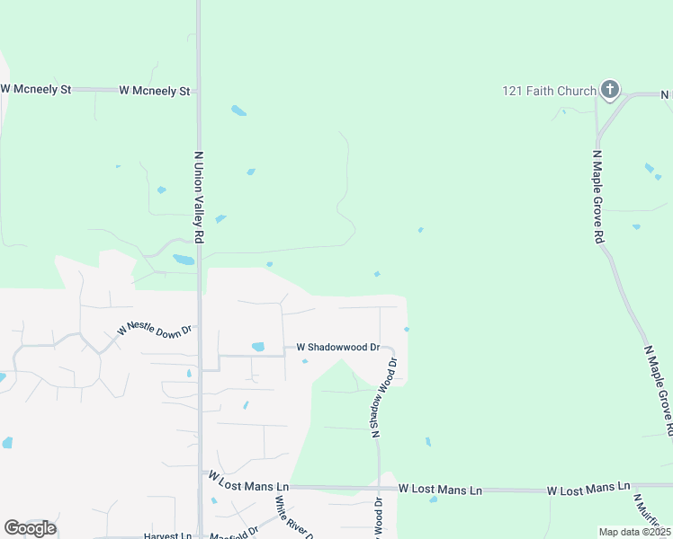map of restaurants, bars, coffee shops, grocery stores, and more near 4437 West Tanglewood Road in Bloomington