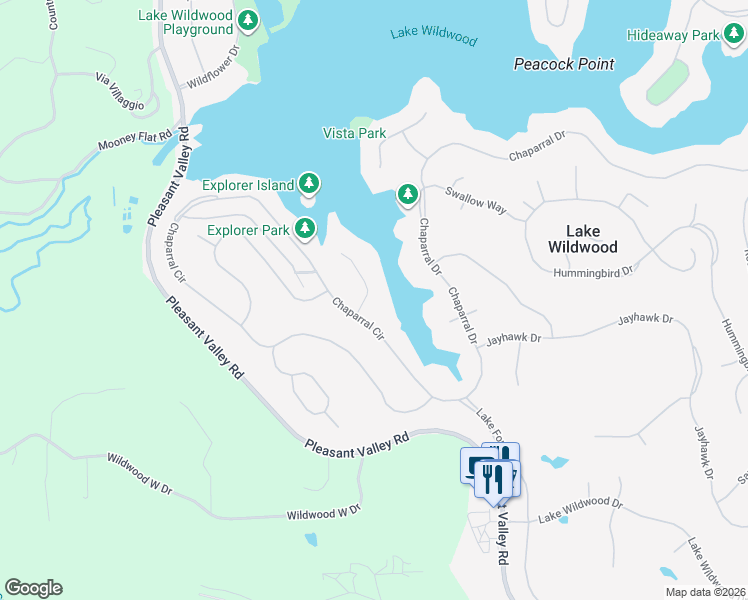 map of restaurants, bars, coffee shops, grocery stores, and more near 11801 Skipper Court in Penn Valley