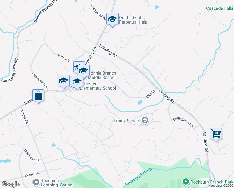 map of restaurants, bars, coffee shops, grocery stores, and more near 4980 Ellis Lane in Ellicott City