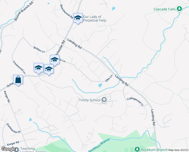 map of restaurants, bars, coffee shops, grocery stores, and more near 4913 Owens Court in Ellicott City