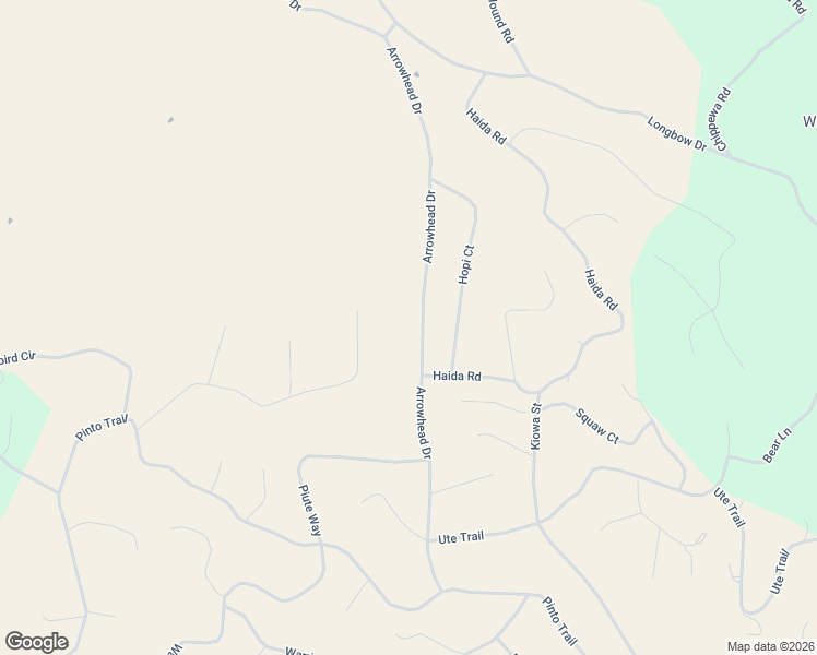 map of restaurants, bars, coffee shops, grocery stores, and more near 584 Arrowhead Drive in Jefferson