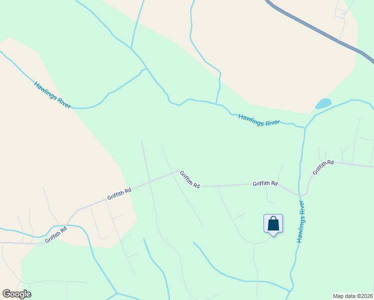 map of restaurants, bars, coffee shops, grocery stores, and more near 5909 Griffith Road in Gaithersburg
