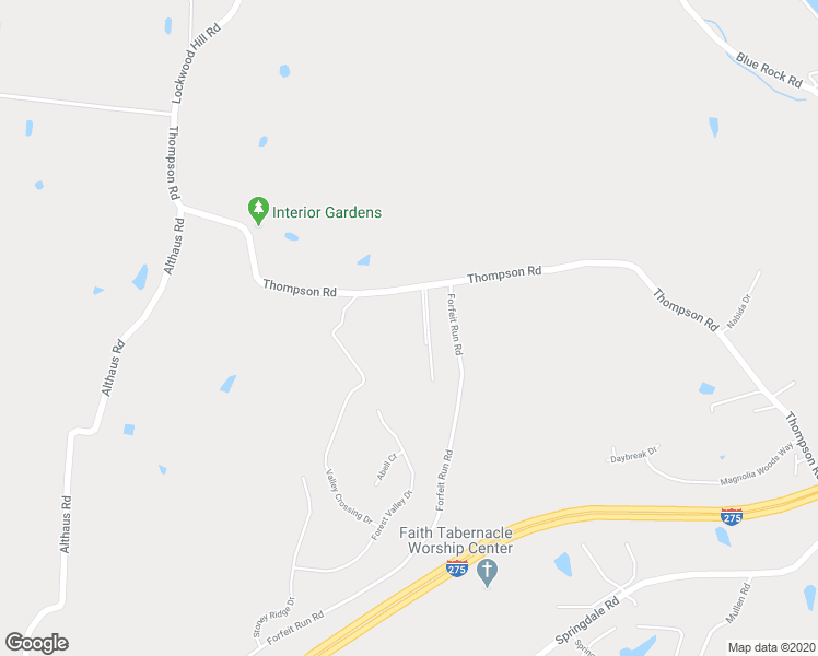 map of restaurants, bars, coffee shops, grocery stores, and more near 6633 Thompson Road in Cincinnati