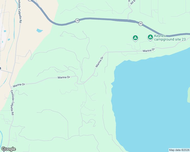 map of restaurants, bars, coffee shops, grocery stores, and more near Delores Lane in Calpella