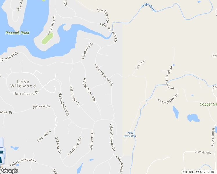 map of restaurants, bars, coffee shops, grocery stores, and more near 12840 Lake Wildwood Drive in Penn Valley