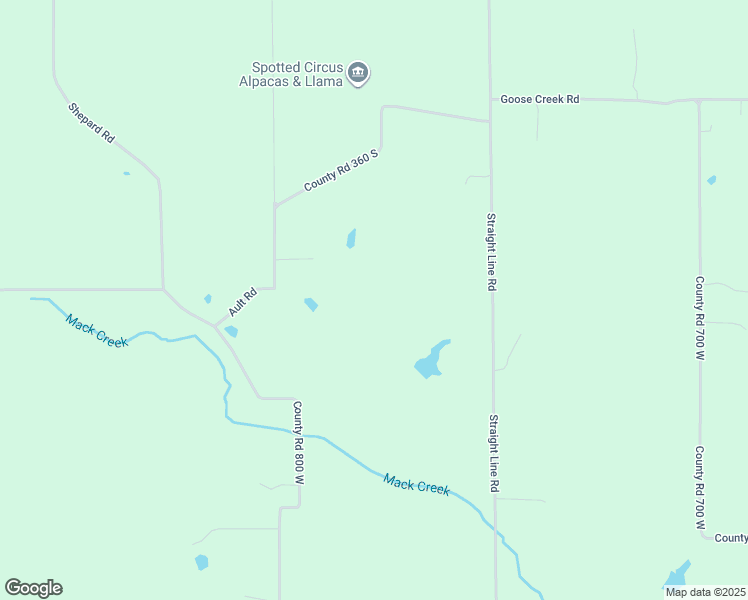 map of restaurants, bars, coffee shops, grocery stores, and more near Straight Line Road in Freedom