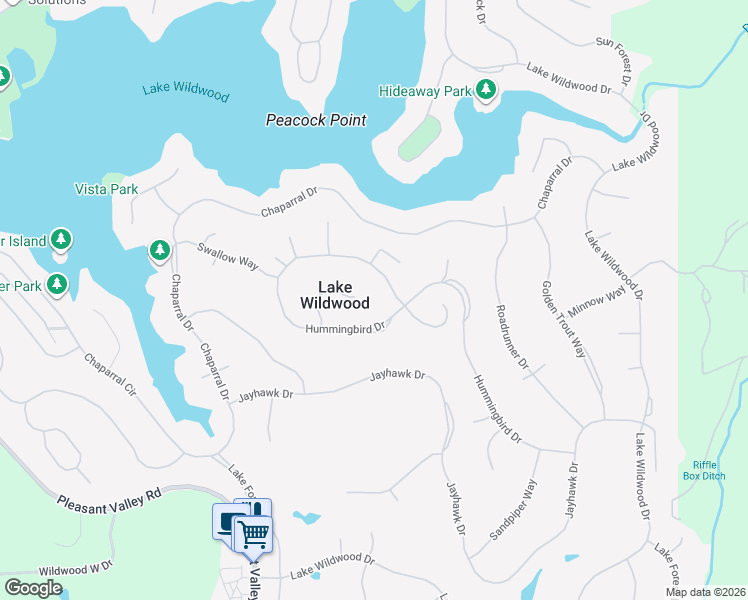 map of restaurants, bars, coffee shops, grocery stores, and more near 12126 Waxwing Court in Penn Valley