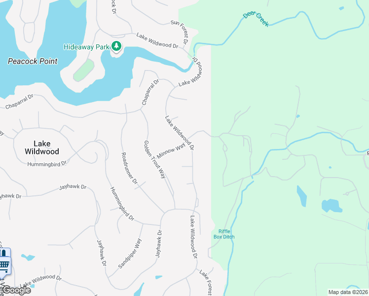 map of restaurants, bars, coffee shops, grocery stores, and more near 12840 Lake Wildwood Drive in Penn Valley