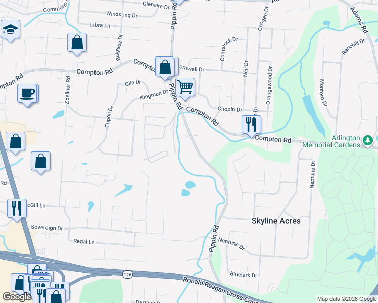 map of restaurants, bars, coffee shops, grocery stores, and more near 8925 Pippin Road in Cincinnati