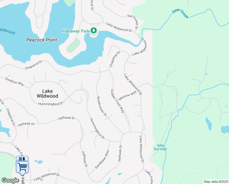 map of restaurants, bars, coffee shops, grocery stores, and more near 12957 Golden Trout Way in Penn Valley