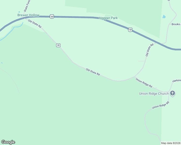 map of restaurants, bars, coffee shops, grocery stores, and more near 71194 Old State Road in McArthur