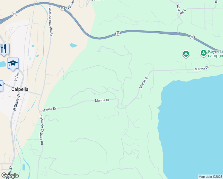 map of restaurants, bars, coffee shops, grocery stores, and more near 751 Rubicon Court in Ukiah