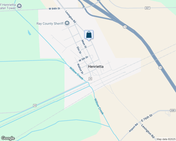map of restaurants, bars, coffee shops, grocery stores, and more near 203 West 4th Street in Henrietta