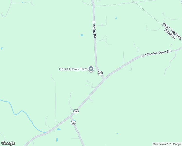 map of restaurants, bars, coffee shops, grocery stores, and more near 105 Swimley Road in Berryville