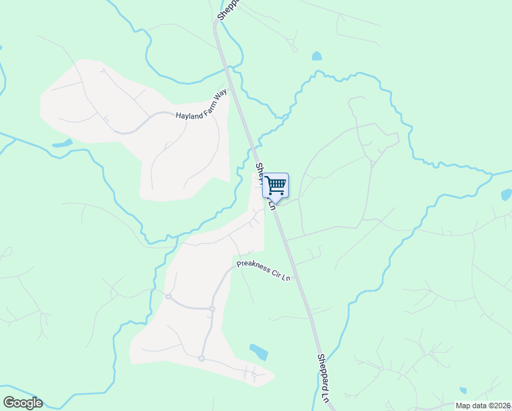 map of restaurants, bars, coffee shops, grocery stores, and more near 12213 Basslers Way in Clarksville