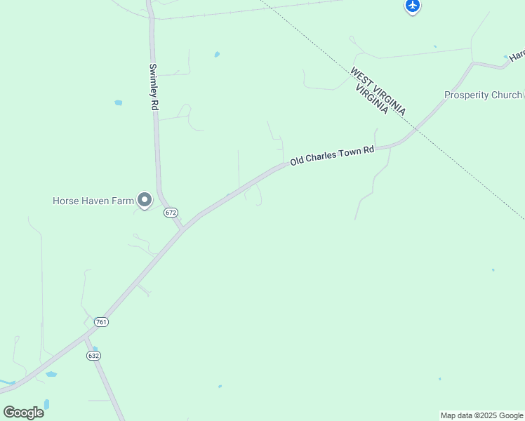 map of restaurants, bars, coffee shops, grocery stores, and more near 581 Old Charles Town Road in Berryville