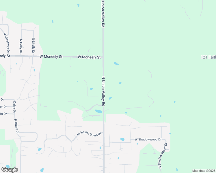 map of restaurants, bars, coffee shops, grocery stores, and more near 5785 North Union Valley Road in Bloomington