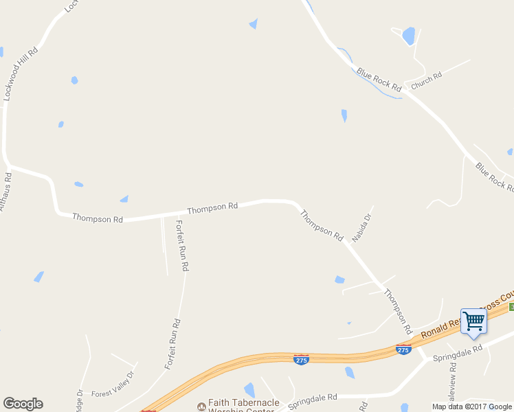 map of restaurants, bars, coffee shops, grocery stores, and more near 6425 Thompson Road in Cincinnati