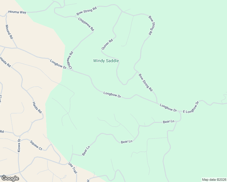 map of restaurants, bars, coffee shops, grocery stores, and more near 622 Longbow Drive in Fairplay