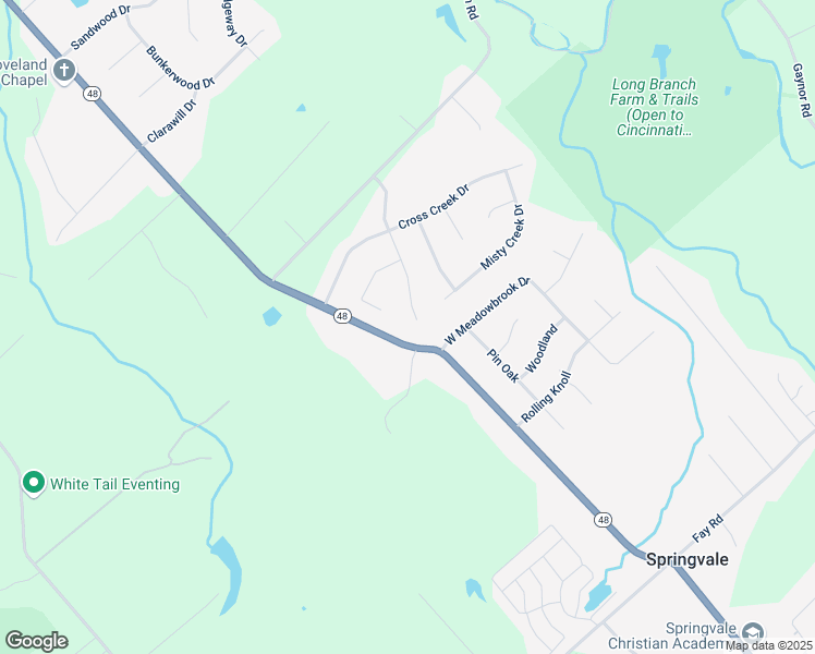 map of restaurants, bars, coffee shops, grocery stores, and more near 6131 Pine Meadows Drive in Loveland