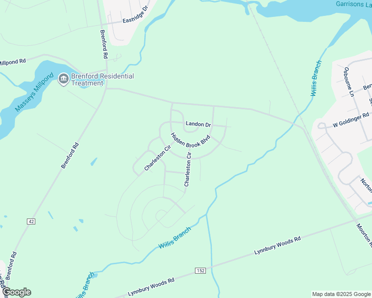 map of restaurants, bars, coffee shops, grocery stores, and more near 1153 Charleston Circle in Dover