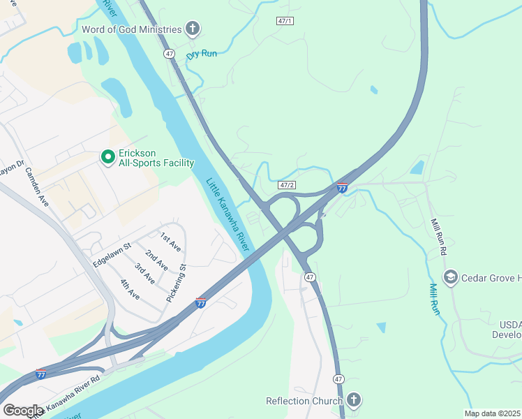 map of restaurants, bars, coffee shops, grocery stores, and more near 199 Mound Street in Parkersburg