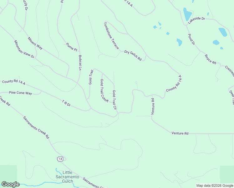 map of restaurants, bars, coffee shops, grocery stores, and more near 132 Gold Trail Cutoff in Fairplay