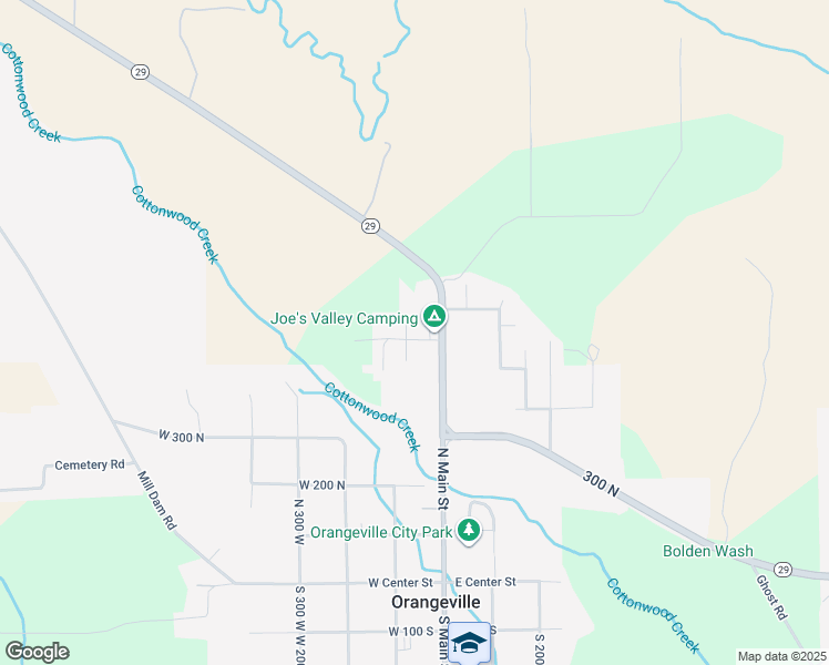 map of restaurants, bars, coffee shops, grocery stores, and more near 510 John Henry Street in Orangeville