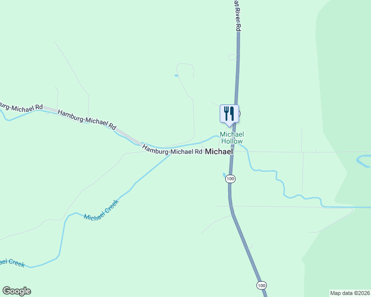map of restaurants, bars, coffee shops, grocery stores, and more near Hamburg-Michael Road in Michael