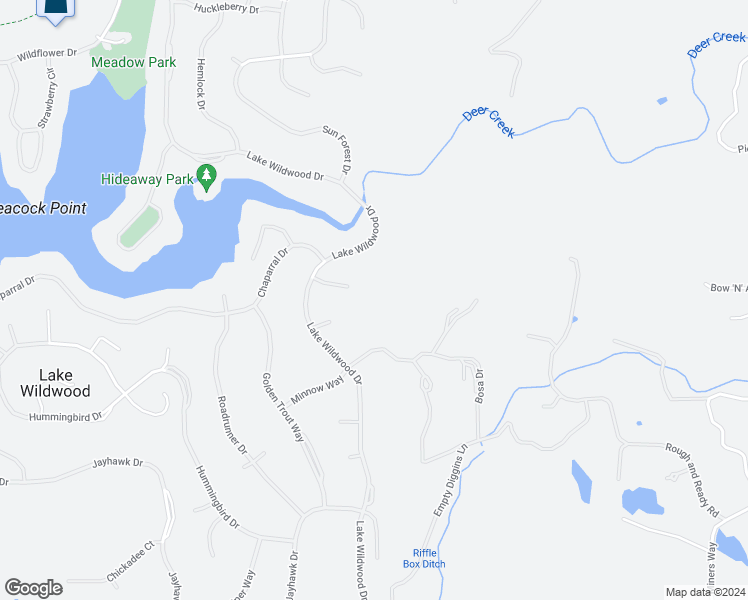 map of restaurants, bars, coffee shops, grocery stores, and more near 17803 Sunfish Court in Penn Valley