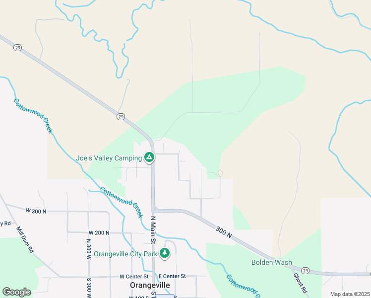 map of restaurants, bars, coffee shops, grocery stores, and more near 585 Canyon View in Orangeville