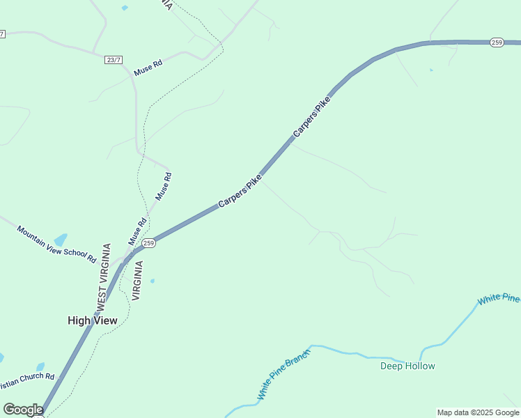 map of restaurants, bars, coffee shops, grocery stores, and more near 140 Cline Drive in Gore