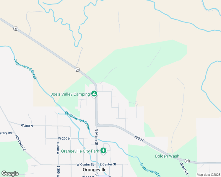 map of restaurants, bars, coffee shops, grocery stores, and more near 585 Canyon View in Orangeville