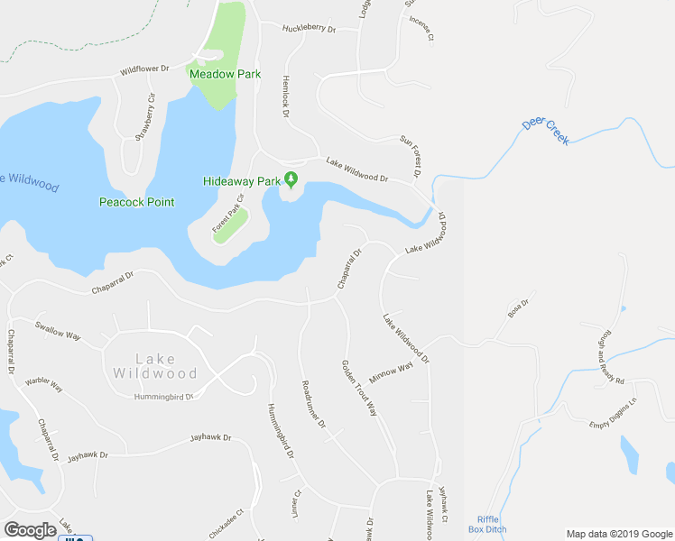 map of restaurants, bars, coffee shops, grocery stores, and more near 17756 Chaparral Drive in Penn Valley