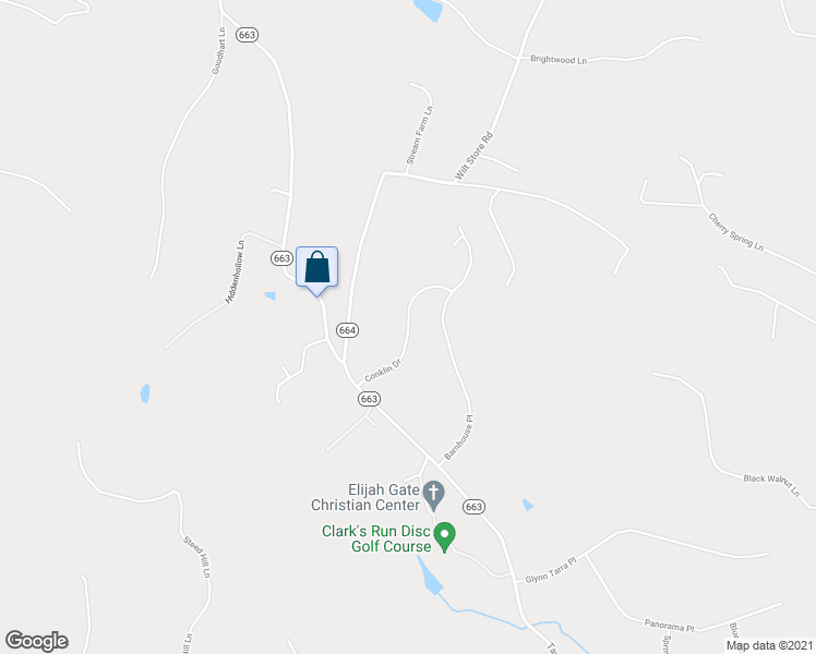 map of restaurants, bars, coffee shops, grocery stores, and more near 41700 Conklin Drive in Leesburg