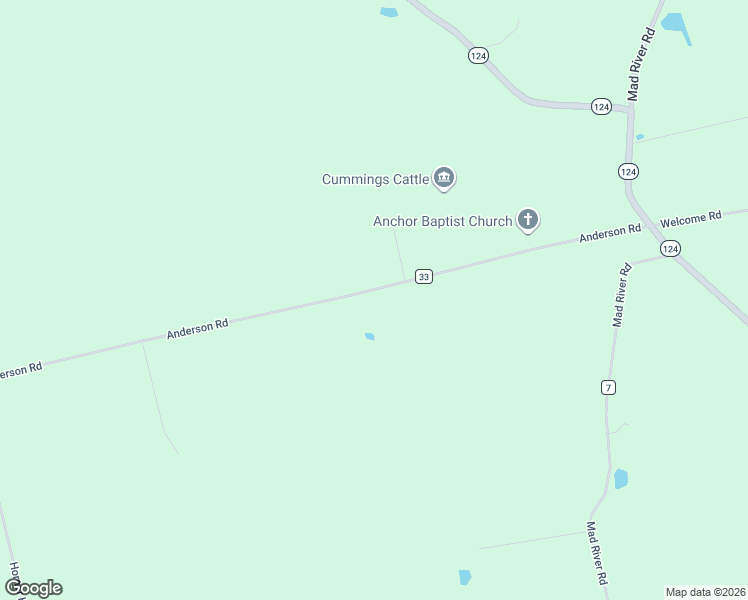 map of restaurants, bars, coffee shops, grocery stores, and more near 5224 Anderson State Road in Lynchburg