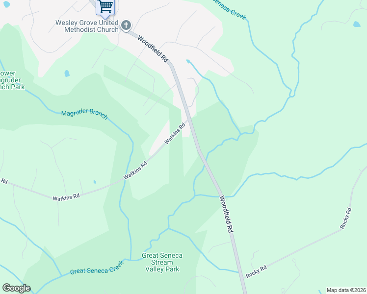 map of restaurants, bars, coffee shops, grocery stores, and more near 8914 Watkins Road in Gaithersburg