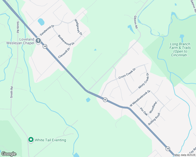 map of restaurants, bars, coffee shops, grocery stores, and more near 1294 Cross Creek Drive in Loveland
