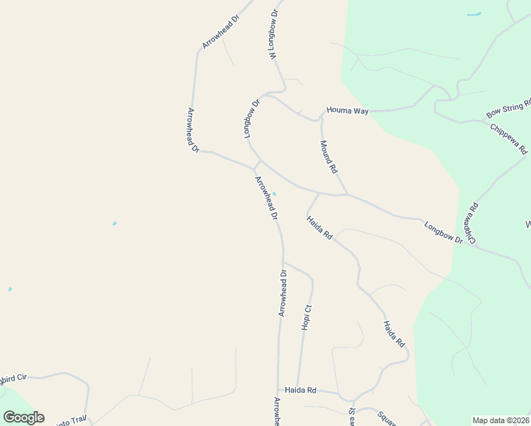 map of restaurants, bars, coffee shops, grocery stores, and more near 1161 Arrowhead Drive in Jefferson