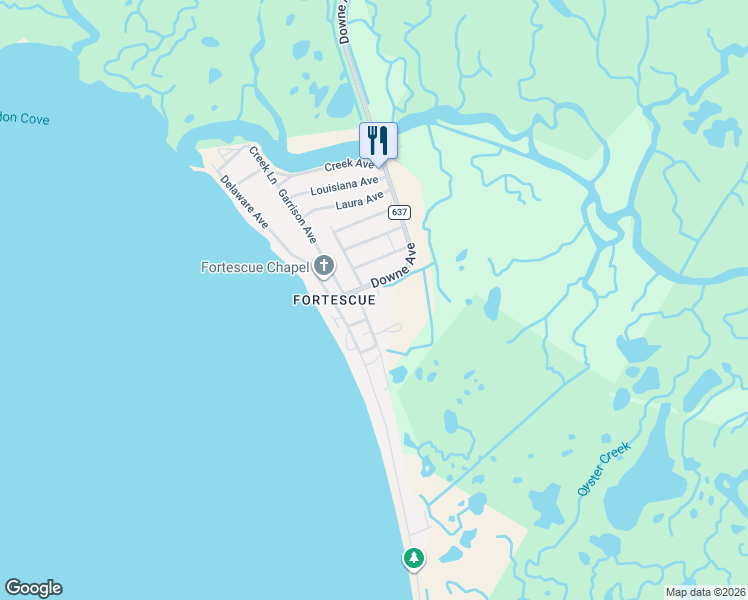 map of restaurants, bars, coffee shops, grocery stores, and more near 205 Bridgeton Avenue in Cumberland County