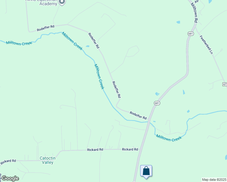 map of restaurants, bars, coffee shops, grocery stores, and more near 39627 Rodeffer Road in Lovettsville