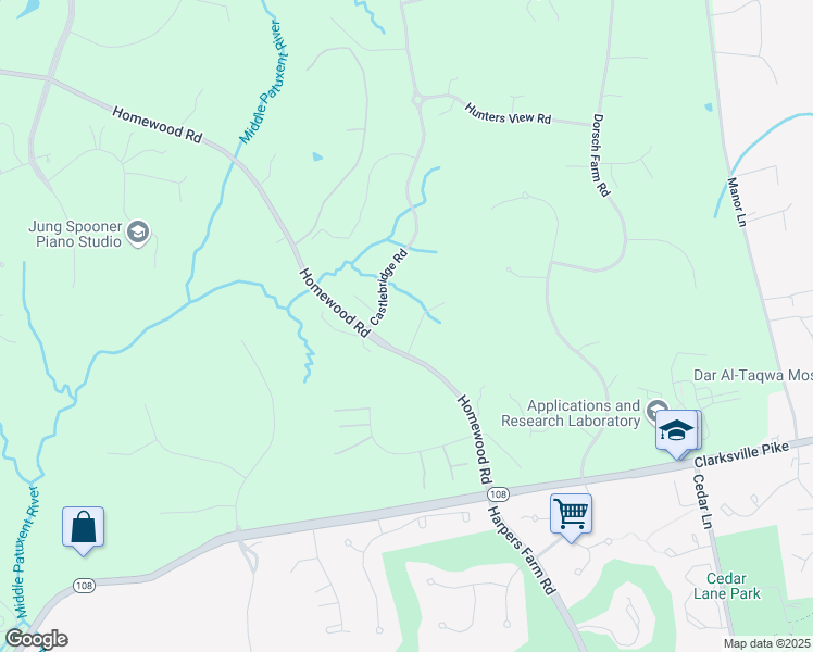 map of restaurants, bars, coffee shops, grocery stores, and more near 11201 McGee Way in Ellicott City