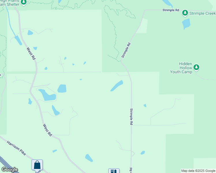 map of restaurants, bars, coffee shops, grocery stores, and more near 8663 Strimple Road in Cleves