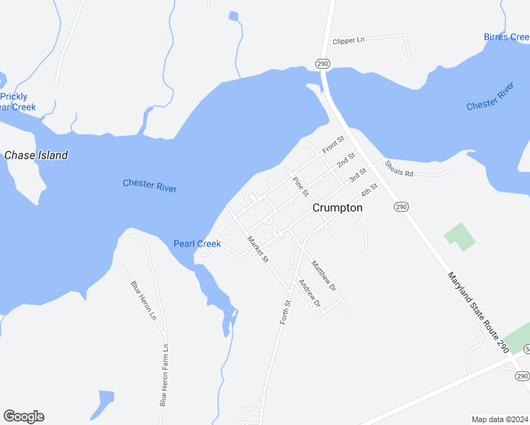 map of restaurants, bars, coffee shops, grocery stores, and more near 108 Merchant Street in Crumpton