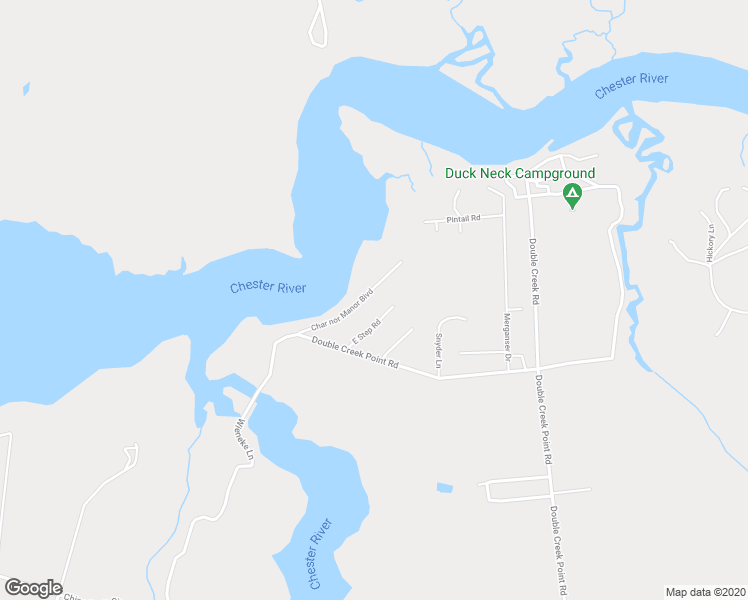 map of restaurants, bars, coffee shops, grocery stores, and more near 134 Char nor Manor Boulevard in Chestertown