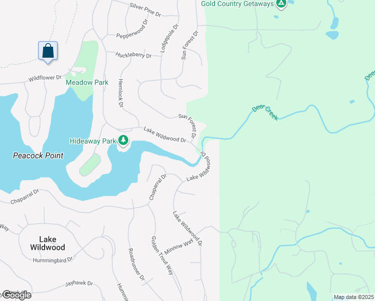 map of restaurants, bars, coffee shops, grocery stores, and more near 13480 Lake Wildwood Drive in Penn Valley