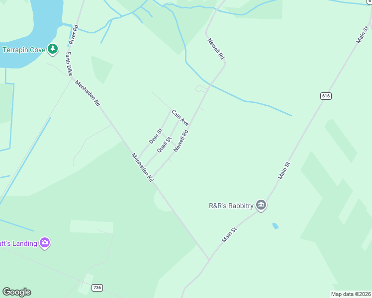 map of restaurants, bars, coffee shops, grocery stores, and more near 126 Newell Road in Maurice River