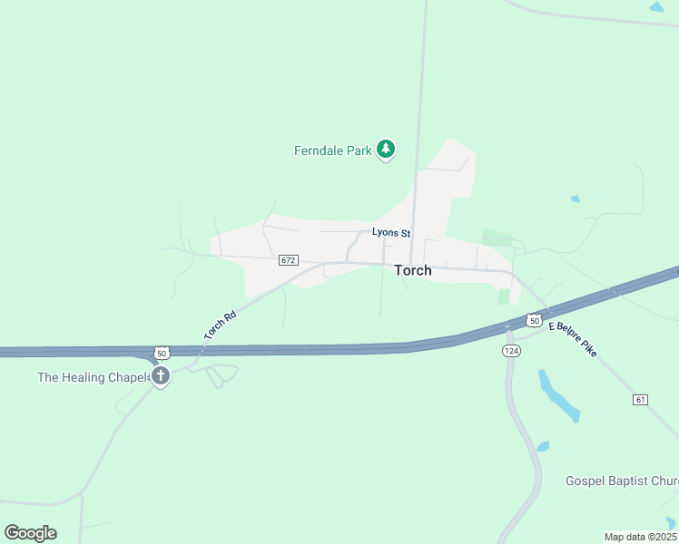 map of restaurants, bars, coffee shops, grocery stores, and more near 28524 Main Street in Coolville