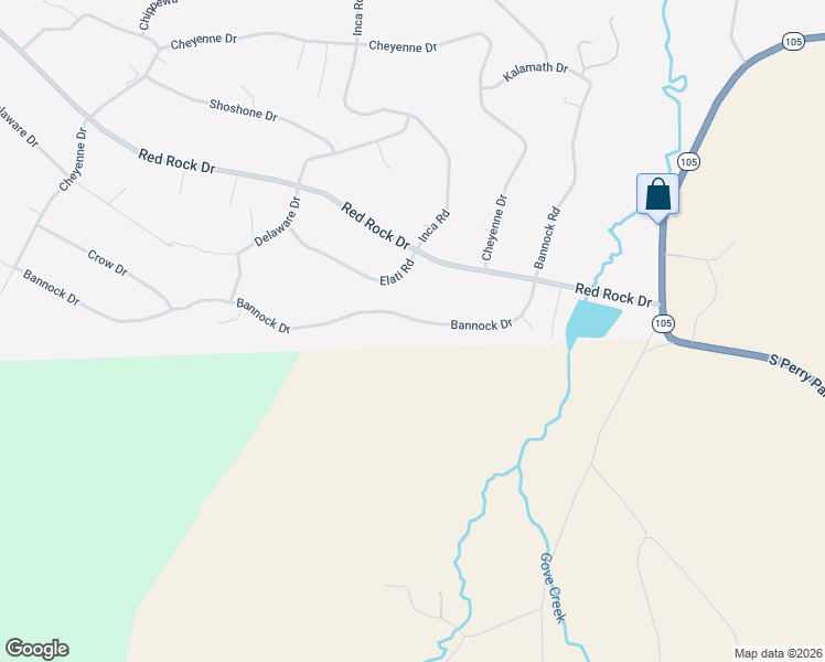 map of restaurants, bars, coffee shops, grocery stores, and more near 8257 Bannock Drive in Larkspur